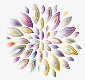 Chromatic Flower Petals 8 Clip Arts, HD Png Download, Free Download
