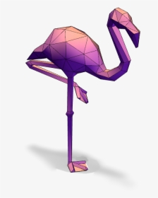 3d Design By Vectary Aug 31, - Greater Flamingo, HD Png Download, Free Download