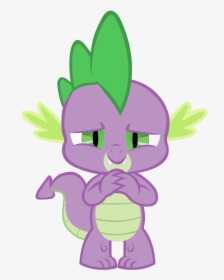 Spike Is Proud Vector By Kyute-kitsune - My Little Pony Spike Back, HD Png Download, Free Download