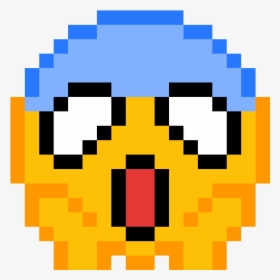 Pixel Art Emoji Faces Clipart , Png Download - Emoji Minecraft Pixel Art, Transparent Png, Free Download