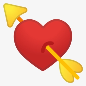 Heart With Arrow Icon - 💘 💘 💘 Meaning, HD Png Download, Free Download