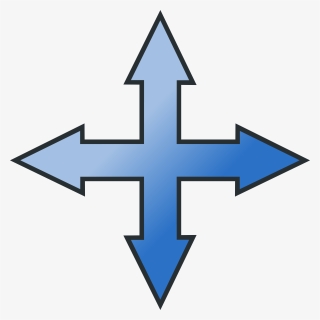 Move Or Resize Arrow Icon - Arrow Icon Move, HD Png Download, Free Download