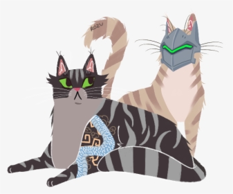 Genji And Hanzo Cat, HD Png Download, Free Download