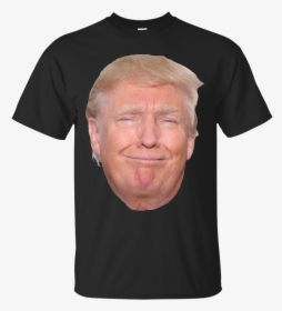 Donald Trump Head Funny Smiling Face T-shirt - Sugar Skull Green Bay, HD Png Download, Free Download
