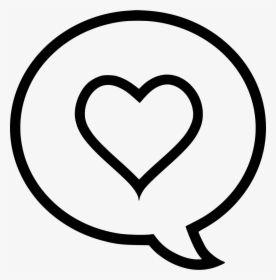 Heart Icon Png - Comment Heart Icon Png, Transparent Png, Free Download