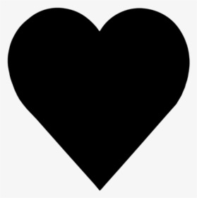 23 Piece Heart Shaped Puzzle - Black Heart Silhouette Png, Transparent Png, Free Download