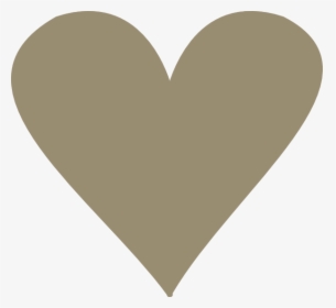 Tan Heart Clipart - Heart, HD Png Download, Free Download