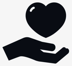 Hand Heart Png - Hands Care Icon Png, Transparent Png, Free Download