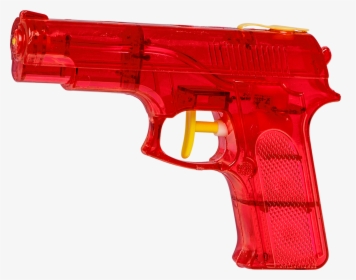 Handgun Transparent Red Water - Transparent Water Gun Png, Png Download, Free Download