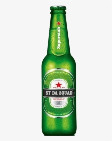 Transparent Booze Clipart - Heineken Bottle Psd, HD Png Download, Free Download