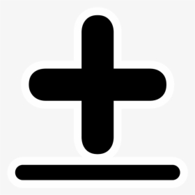 Logo,symbol,cross - Plus Minus Symbol Clipart, HD Png Download, Free Download