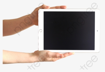 Holding Tablet Flat Computer - Tablet Computer, HD Png Download, Free Download
