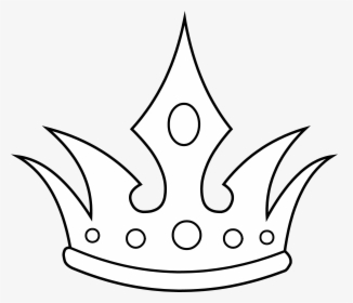 Free Black And White - Queen Crown White Logo, HD Png Download, Free Download