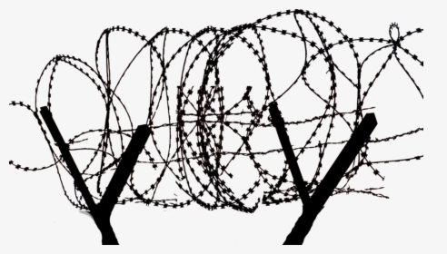 Transparent Barbed Wire Circle Png - Razor Wire Fence Transparent, Png Download, Free Download