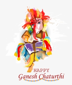 Wishing You Happiness As Big As Lord Ganesha"s Appetite, - Ganesh Chaturthi Social Media, HD Png Download, Free Download