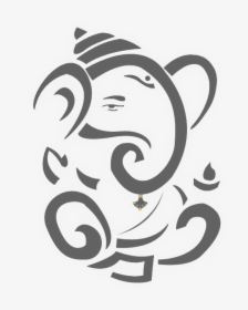 Marriage Clipart Ganesh - Ganesh Black And White, HD Png Download, Free Download