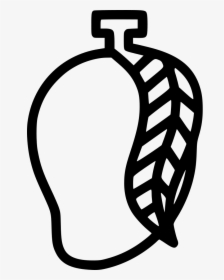 Mango Image For Drawing At Getdrawings - Mango Black And White Clipart Transparent, HD Png Download, Free Download
