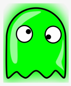 Pacman Ghost Large Cliparts Green Pac Man Transparent - Green Man Clip Art, HD Png Download, Free Download