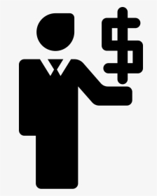 Businessman With Dollar Money Sign - Businessman Sign Png Free Downloading, Transparent Png, Free Download