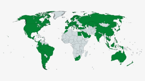 Starbucks - World Map, HD Png Download, Free Download