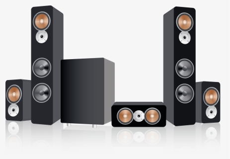 Surround Sound Speakers - Transparent Sound System Png, Png Download, Free Download