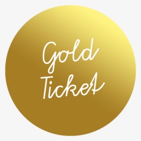 Gold Ticket , Png Download - Calligraphy, Transparent Png, Free Download