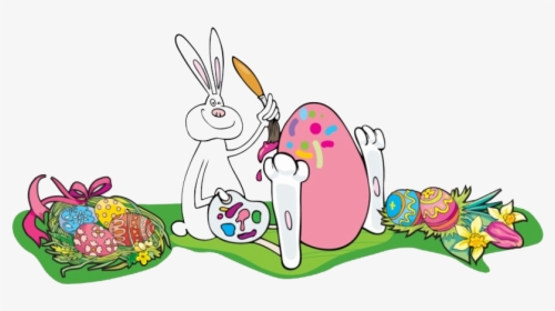 Easter Bunny Png Image File - Easter Paint Clip Art, Transparent Png, Free Download