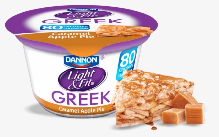 Caramel Apple Pie Greek Yogurt - Light And Fit Greek Strawberry Yogurt, HD Png Download, Free Download