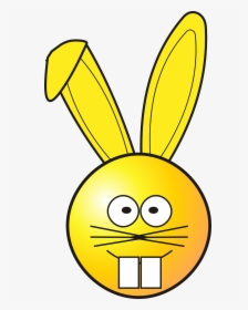 Yellow Bunny Head Clipart, HD Png Download, Free Download