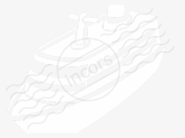 Cruise Ship Clipart Icon - Ship White Icon Png, Transparent Png, Free Download