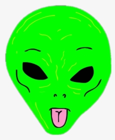 We Out Here Alien Face , Transparent Cartoons - Alien Ripndip, HD Png Download, Free Download