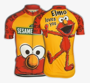 Elmo Cycling Jersey - Sesame Street Cycle Jersey, HD Png Download, Free Download