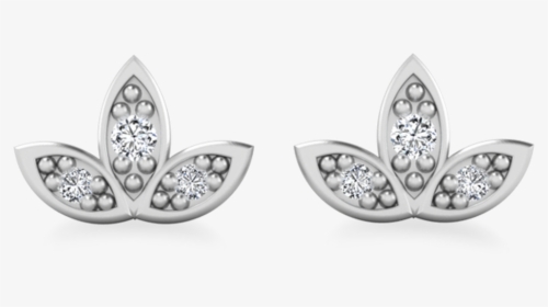 Ethical Diamond Ivy Leaf Earrings - Earrings, HD Png Download, Free Download