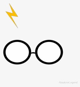 Harry Potter Glasses And Scar Transparent Png - Circle, Png Download, Free Download
