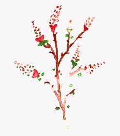 Watercolor Branch Png - Twig, Transparent Png, Free Download