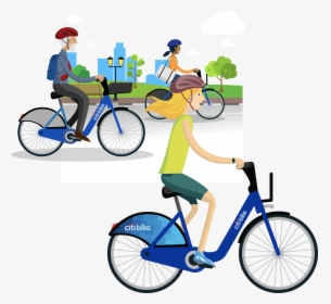Citibike Illustration - Lyft Citi Bike, HD Png Download, Free Download