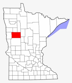 Blank Map Of Minnesota With Counties, HD Png Download, Free Download