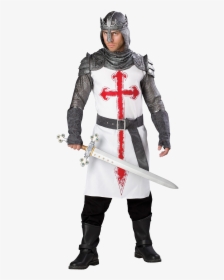 Knight Png Background Image - Crusader Knight Costume, Transparent Png, Free Download