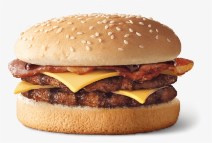 Double Bbq Cheeseburger - Quad Stacker Hungry Jacks, HD Png Download, Free Download