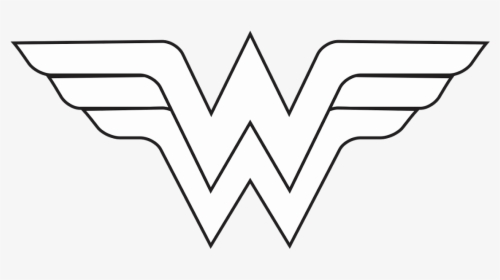 Wonder Woman Symbol White, HD Png Download, Free Download