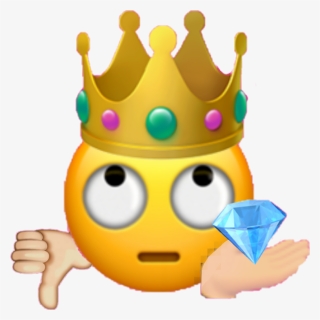 Transparent Crown Emoji Png - Transparent Background Emoji Crown, Png Download, Free Download