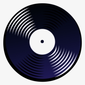 Vinyl Disc Silhouette, HD Png Download, Free Download