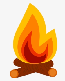 Bonfire Flame Clip Art - Bonfire Clipart Png, Transparent Png, Free Download