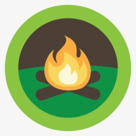 Campfire Leader - Campfire In Circle Cartoon, HD Png Download, Free Download