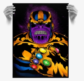 The Infinity Gauntlet Ap Screen Print By Matthew Johnson - Screen Print Horror Movie, HD Png Download, Free Download