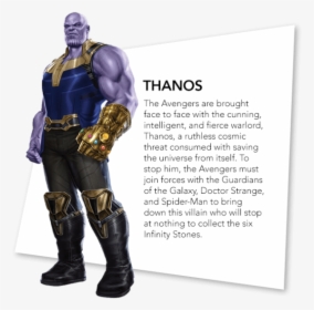 Avengers Infinity War Characters Thanos, HD Png Download, Free Download