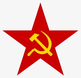 Soviet Union Red Star Communism Hammer And Sickle Communist - Stars Clipart Red, HD Png Download, Free Download