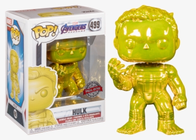 Hulk With Infinity Gauntlet 6 Funko Pop ***pre-order** - Chrome Hulk Funko Pop Endgame, HD Png Download, Free Download