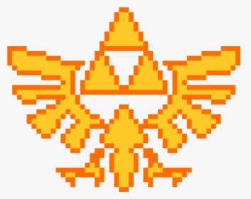 Pixel Art Zelda Triforce, HD Png Download, Free Download