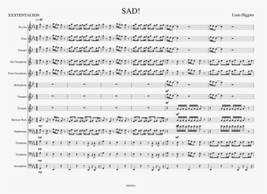 Sad Alto Sax Sheet Music, HD Png Download, Free Download